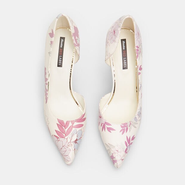D&eacute;collet&eacute; da donna Bata Red Label con tacco 8,5 cm, Bianco