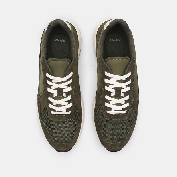 Sneaker in Suede da Uomo BATA , Verde
