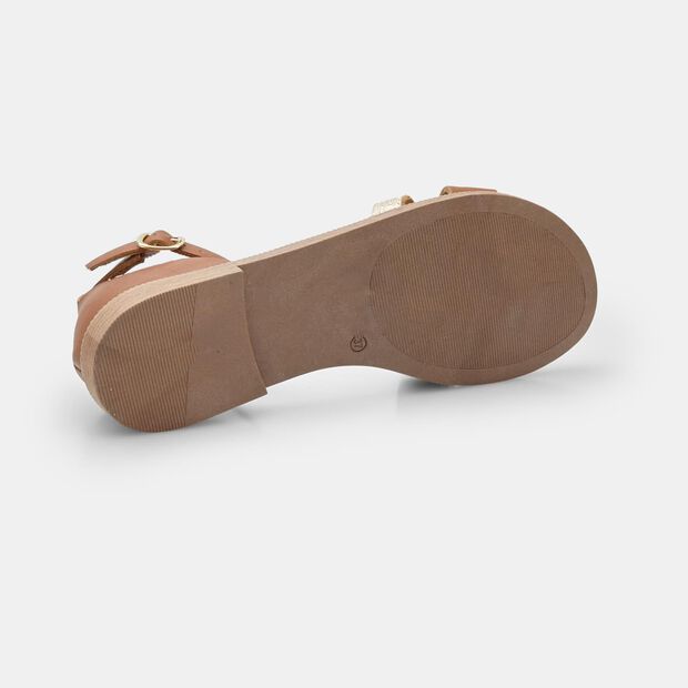 Sandali da Donna con fascia alla caviglia BATA, Marrone