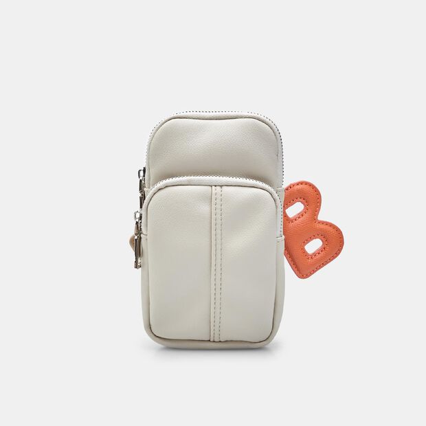 Mini bag con doppia tasca BATA, Beige