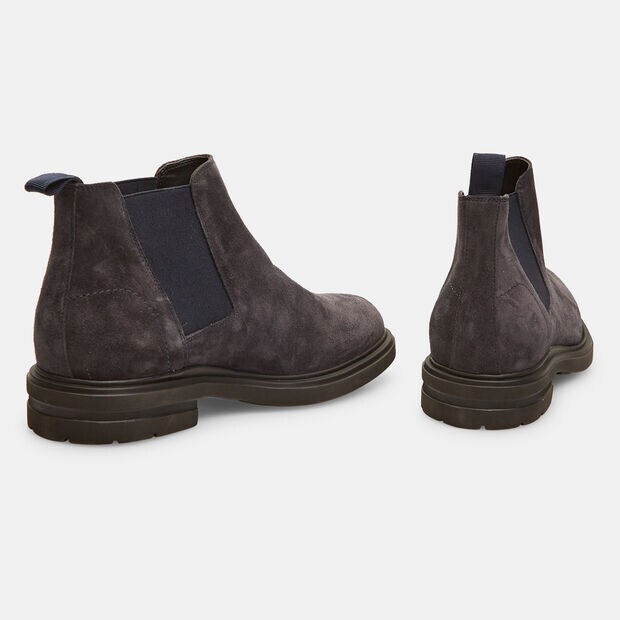 Stivaletti chelsea da uomo in suede, Blu