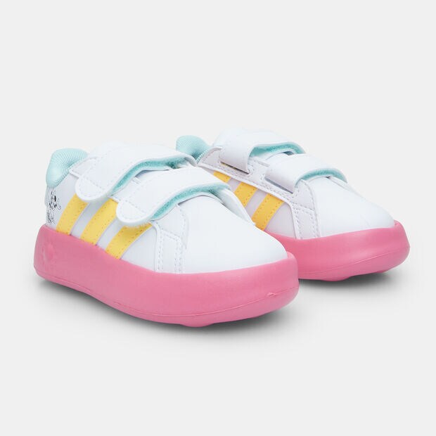 Sneaker da bambina Adidas Grand Court Minnie CF I, Bianco