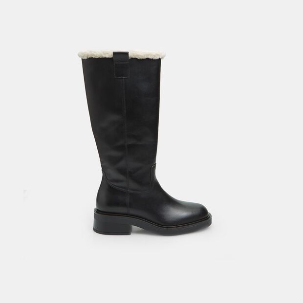Stivale da donna in pelle, Nero