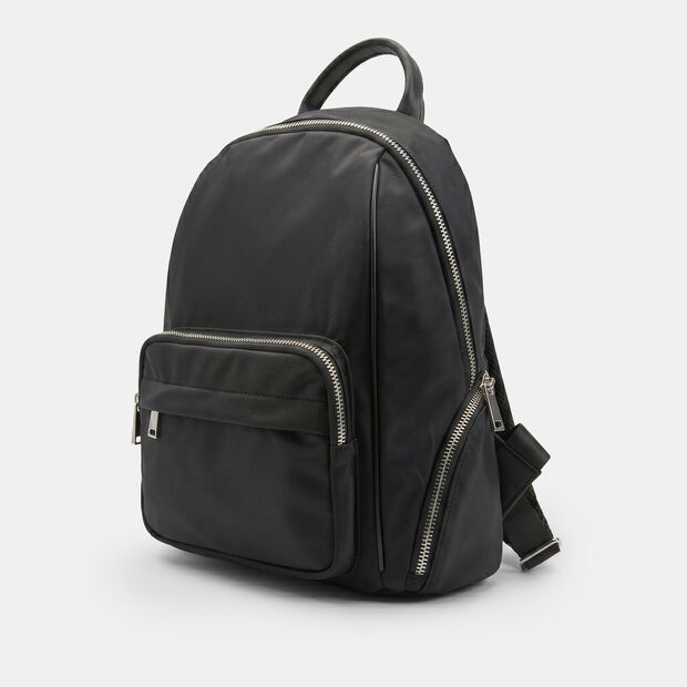 Zaino da donna con tasca frontale Bata, Nero