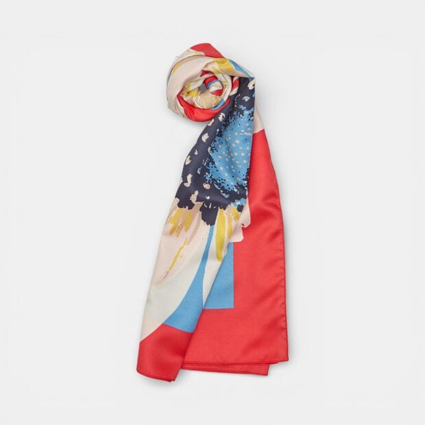 Sciarpa da donna a fantasia Bata, Multicolor