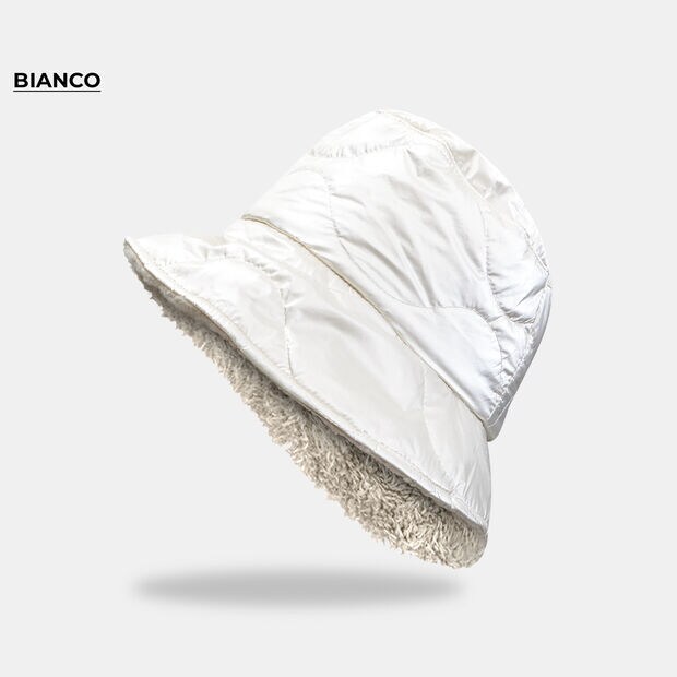 Cappello reversibile in teddy, Multicolor