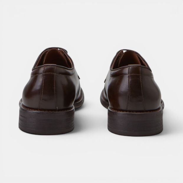 Stringate derby in Pelle da Uomo BATA 24H , Marrone