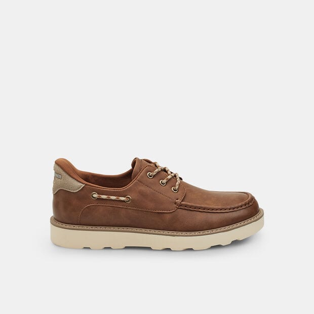 Scarpa modello barca da uomo Weinbrenner, Tan