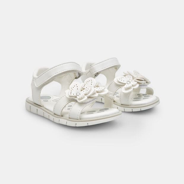 Sandali da bambina CHICCO CINDER con strap, Bianco