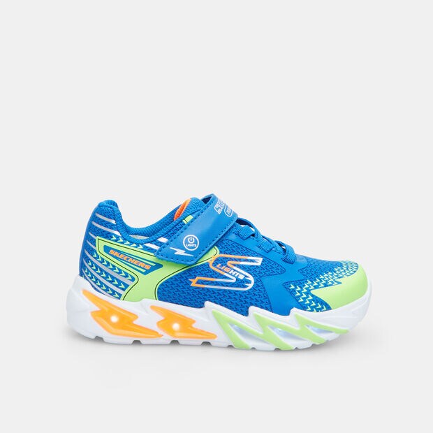 Sneaker da bambino Skechers Flex-Glow Bolt, Blu