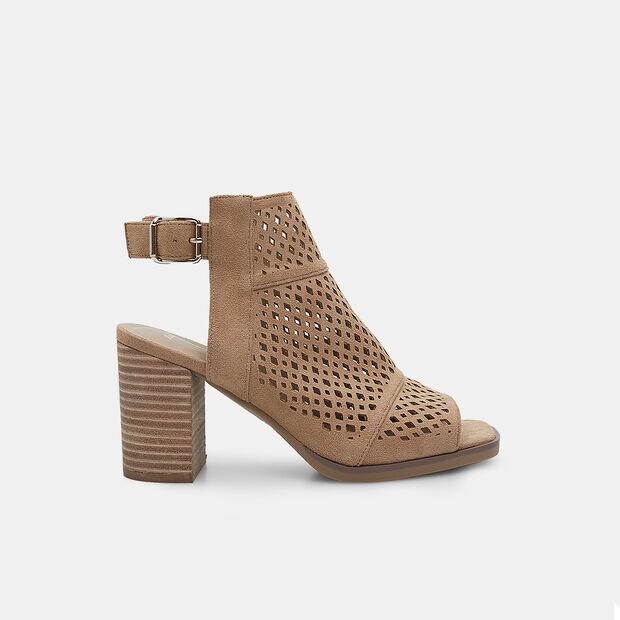 Sandalo da donna con tacco 8 cm BATA, Beige