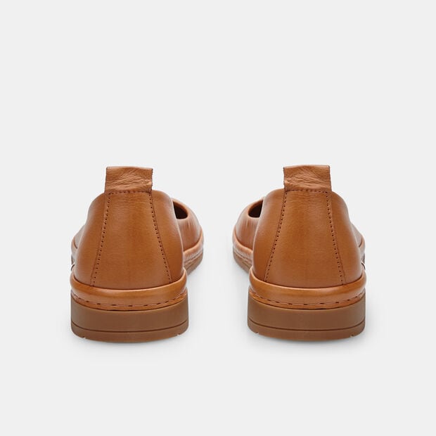 Ballerine in pelle da Donna BATA, Tan