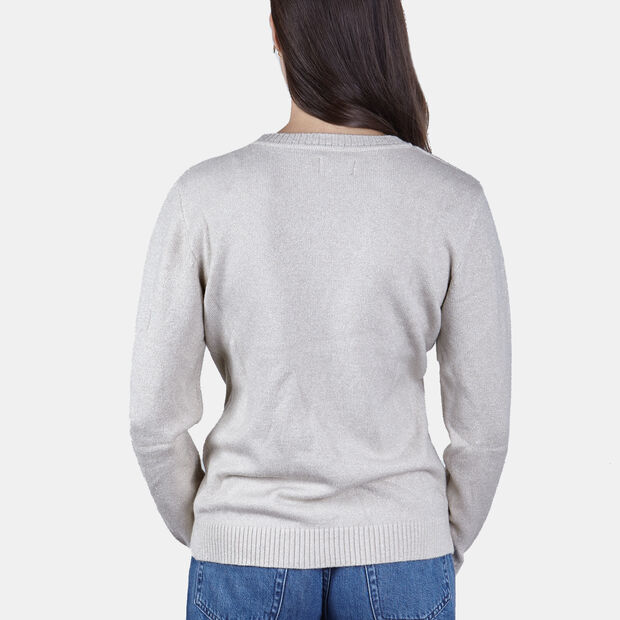 Maglia da donna lurex, Beige