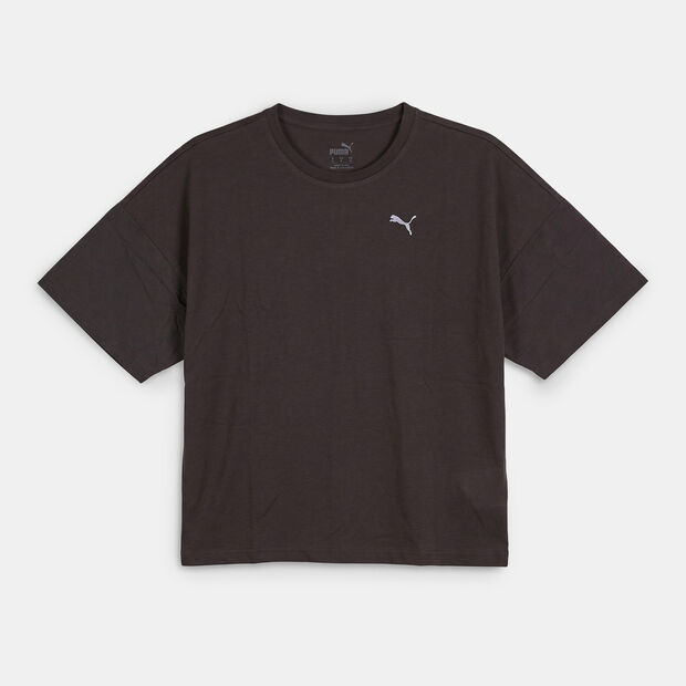T-shirt da donna Puma , Nero