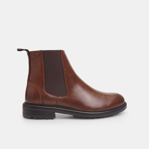 Stivaletto chelsea da uomo, Marrone