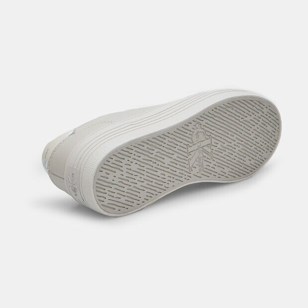 Sneakers da donna Calvin Klein in pelle con platform, Bianco