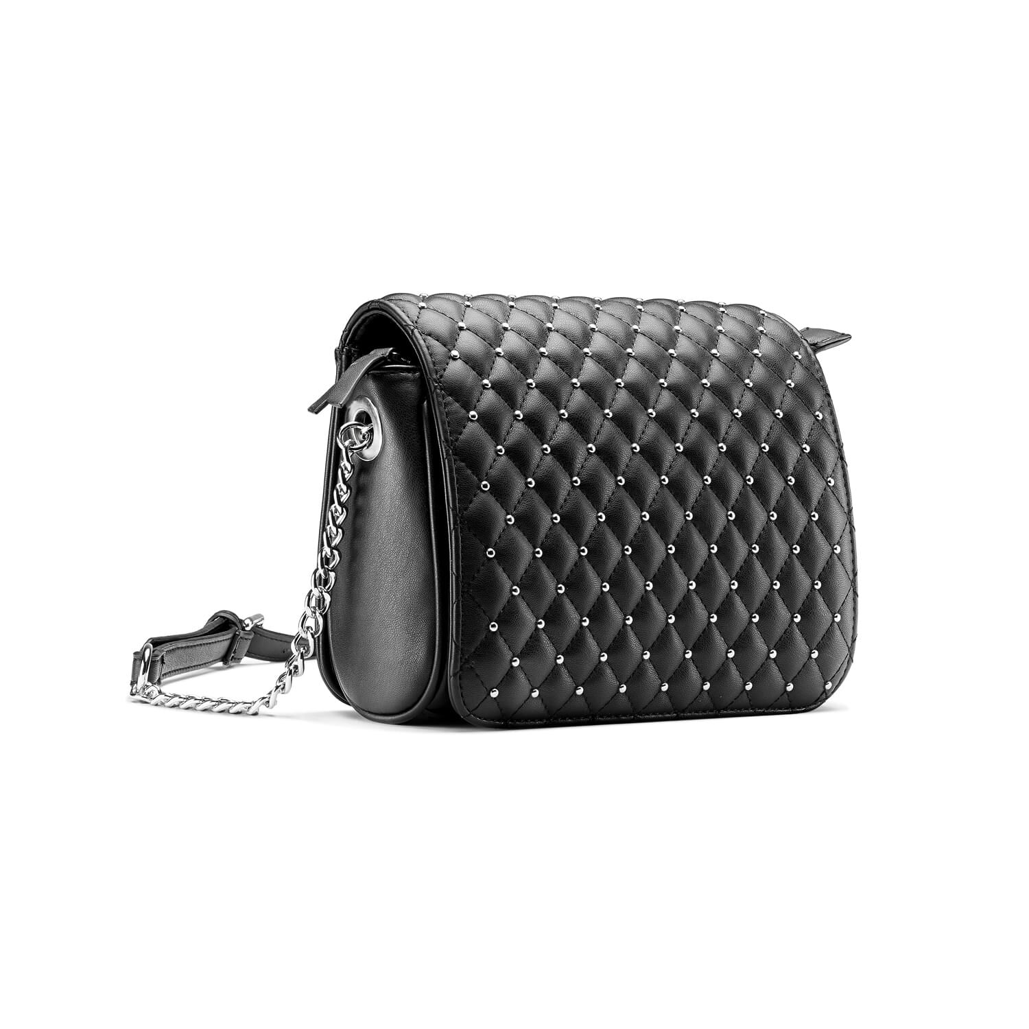 Borsa Da Sera Con Brillantini - Pochette Donna Con Tracolla Regolabile Per Feste E Matrimoni - Foto 4