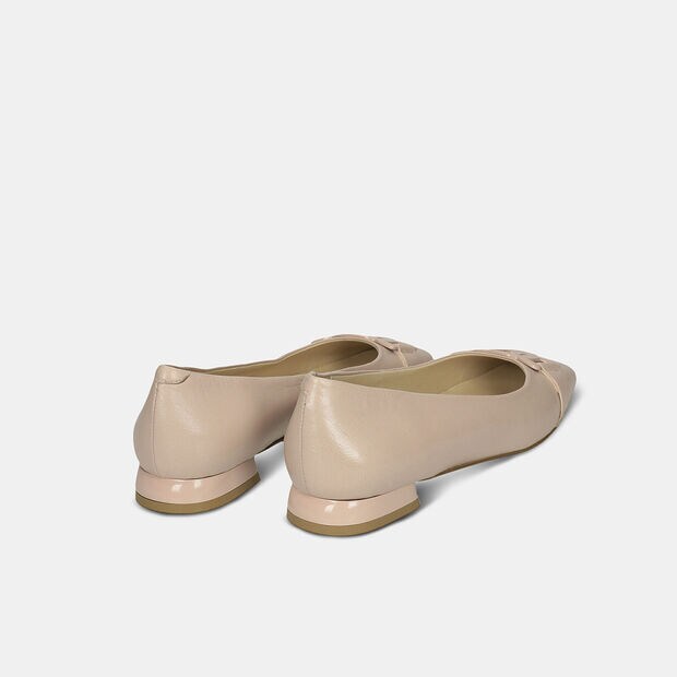 Ballerina da donna in pelle, Rosa