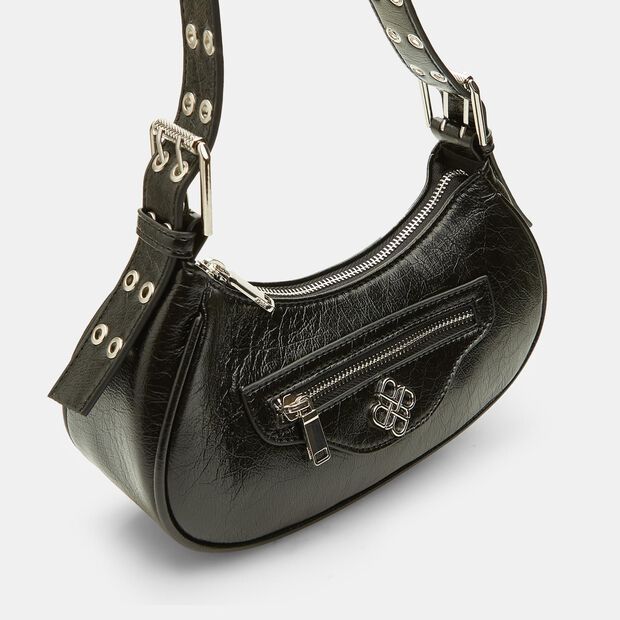 Borsa short handle da donna BATA RED LABEL, Nero