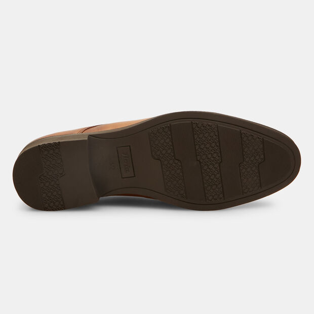 Scarpe stringate da uomo in pelle , Tan