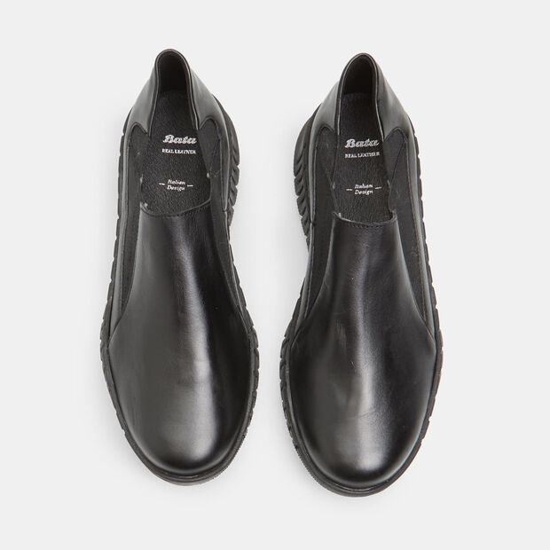 Scarpa laceless da donna in pelle, 
