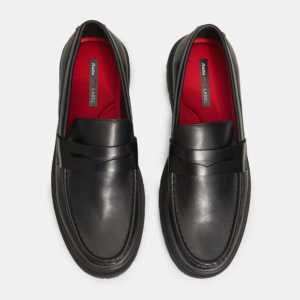 Mocassini chunky da uomo Bata Red Label, Nero