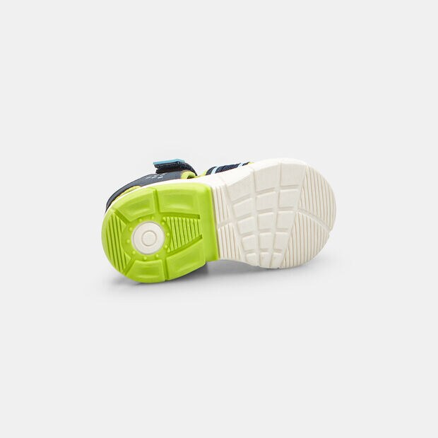 Sandali chiusi da bambino Bubblegummers con strap, Blu