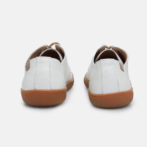 Męskie sk&oacute;rzane barefoot tenis&oacute;wki Weinbrenner, biały