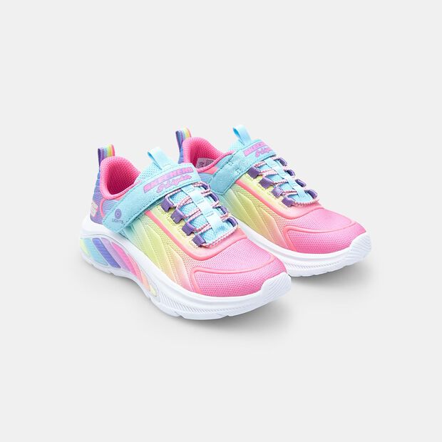 Dziecięce świecące trampki Skechers Rainbow Cruises, multi color