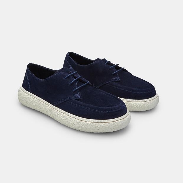 Stylowe buty miejskie na sznur&oacute;wki BATA dla kobiet, niebieski