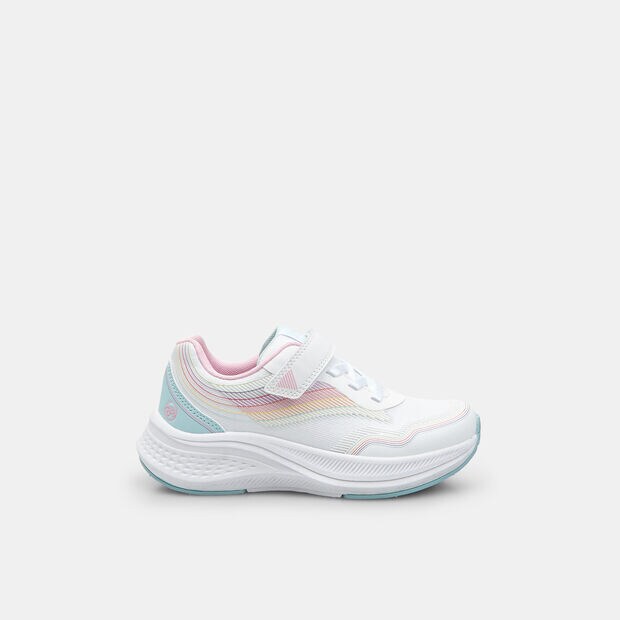 Sneaker dla dziewczynki Bubblegummers z paskiem na rzep, biały