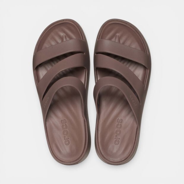 Damskie sandały Crocs, brązowy