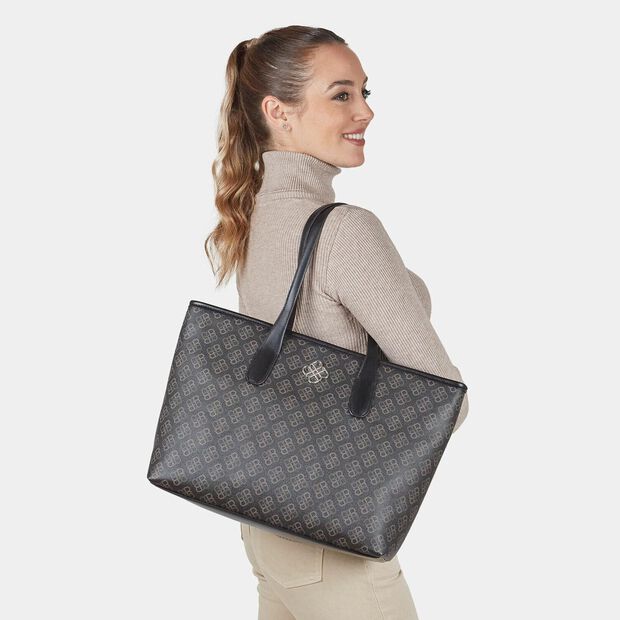 Shopper torebka Bata Red Label, czarny