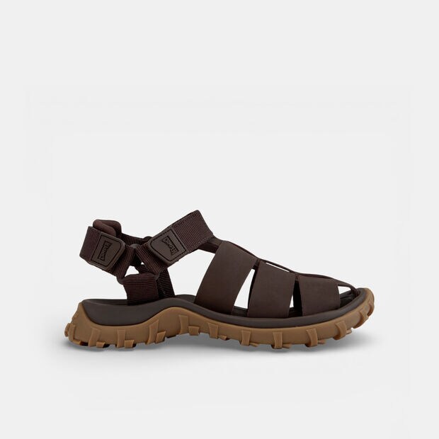 Męski sandał ze sk&oacute;ry Drift Trail Sandal Camper, brązowy