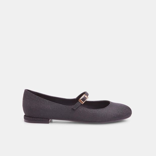 Damskie baleriny Mary Jane Bata, czarny