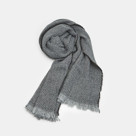 Męski szalik Baťa, szary