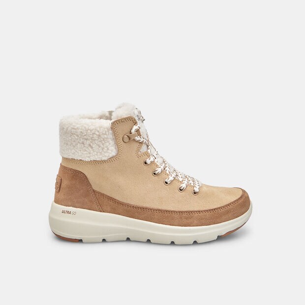 Damskie tenis&oacute;wki Skechers Glacial Ultra, brązowy