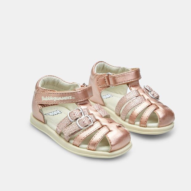Letnie sandały dziecięce dla dziewczynek Bubblegummers, różowy