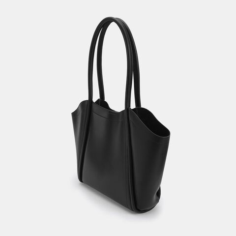 Elegancka sk&oacute;rzana torebka Bata, czarny