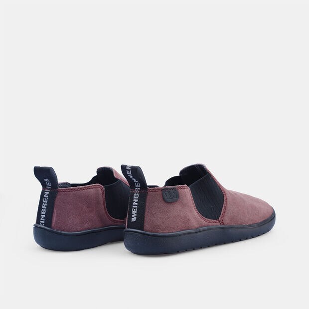 Damskie sk&oacute;rzane buty barefoot Weinbrenner, r&oacute;żowy