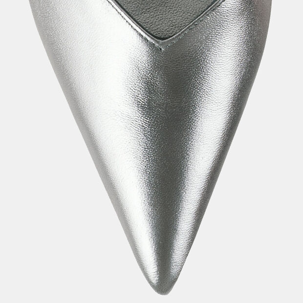 H&ouml;gl Damskie Eleganckie City Heels na Obcasie, srebrny