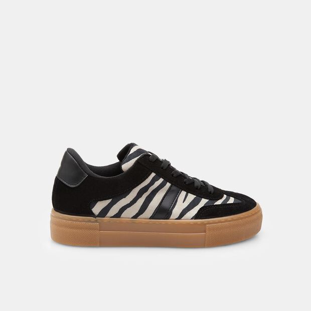 Damskie sk&oacute;rzane trampki Wild Couture Bata, czarny