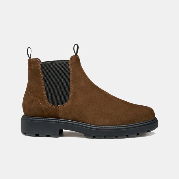 Męskie buty zimowe GEOX - wygoda i styl, brązowy