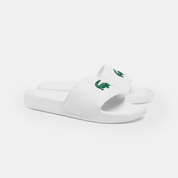 Męskie klapki Lacoste, biały