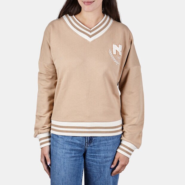 Bluza w stylu college dla kobiet North Star, beżowy