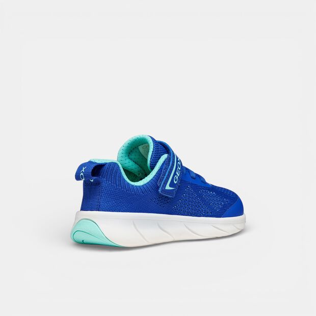 Sneaker dziecięce z paskiem Geox, niebieski