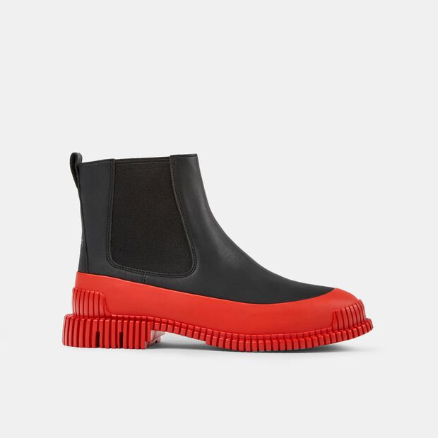 Damskie sk&oacute;rzane botki chelsea Camper Pix, multi color