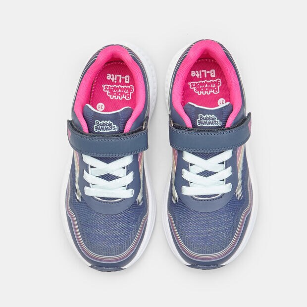 Sneaker dla dziewczynki Bubblegummers z paskiem na rzep, niebieski