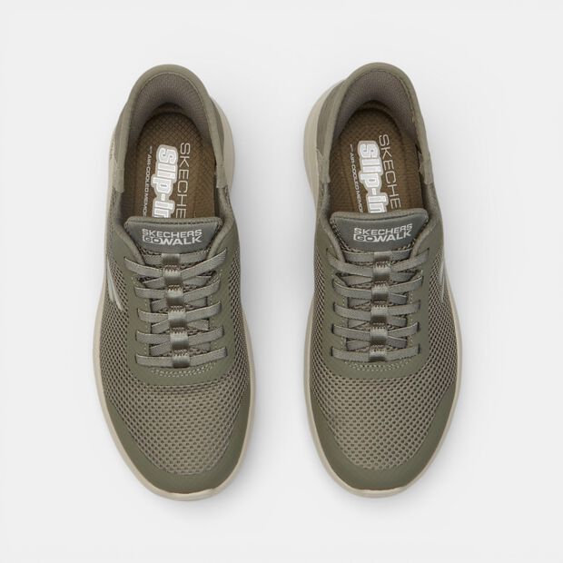 Damskie sneakersy Skechers Slip-ins GO WALK FLEX, zielony
