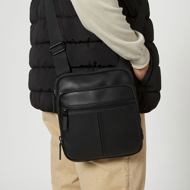 Męski crossbody Bata, czarny
